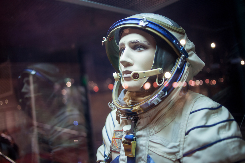 Soviet cosmonaut dummy in the suit, Museum